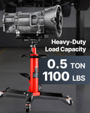 VEVOR 2-Stage Hydraulic Transmission Jack 1100/1322 lbs w/360°Swivel Wheel Lift
