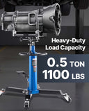 VEVOR 2-Stage Hydraulic Transmission Jack 1100/1322 lbs w/360°Swivel Wheel Lift