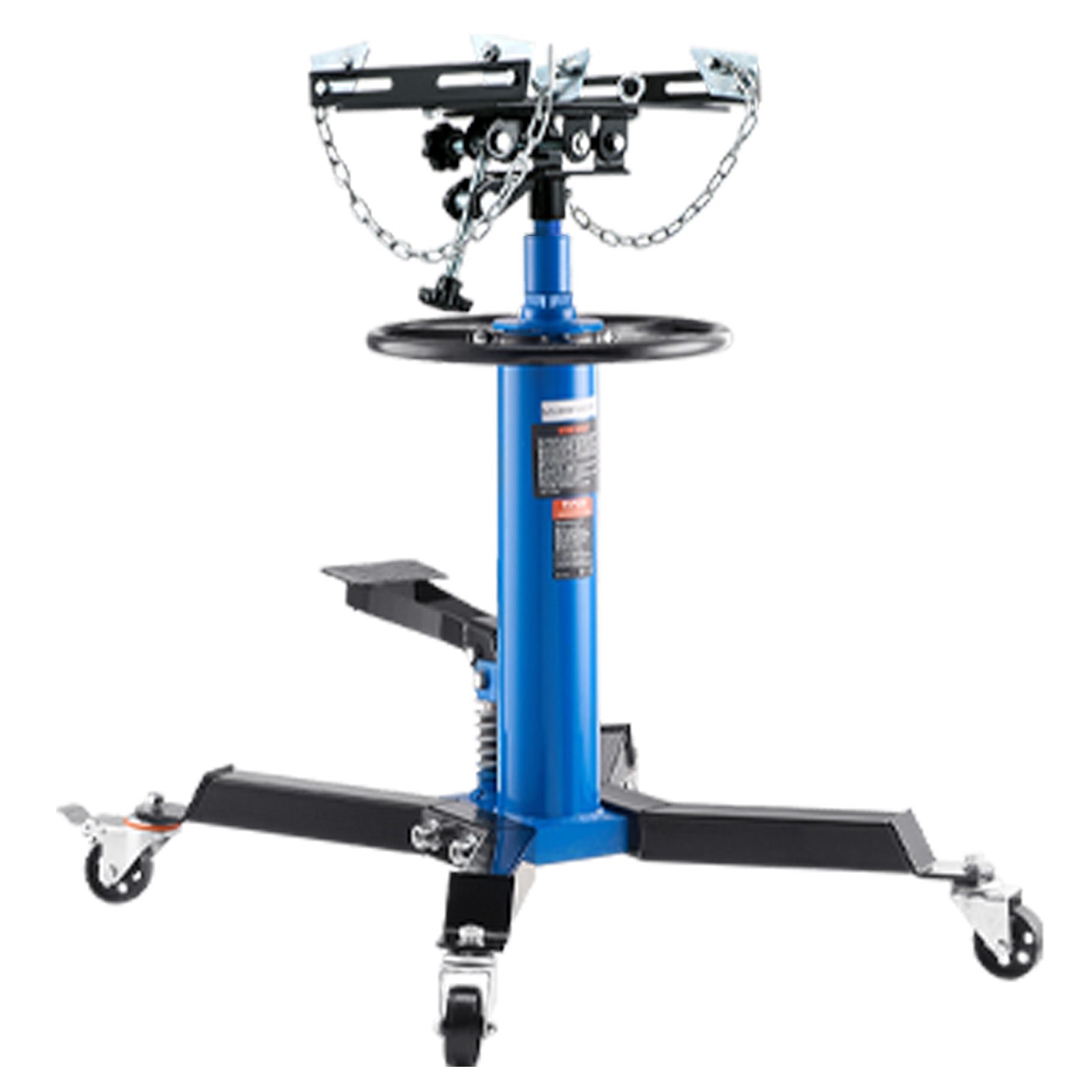 VEVOR 2-Stage Hydraulic Transmission Jack 1100/1322 lbs w/360°Swivel Wheel Lift