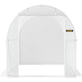 VEVOR Walk-in Greenhouse Galvanized Frame &amp; Waterproof Cover Green/White