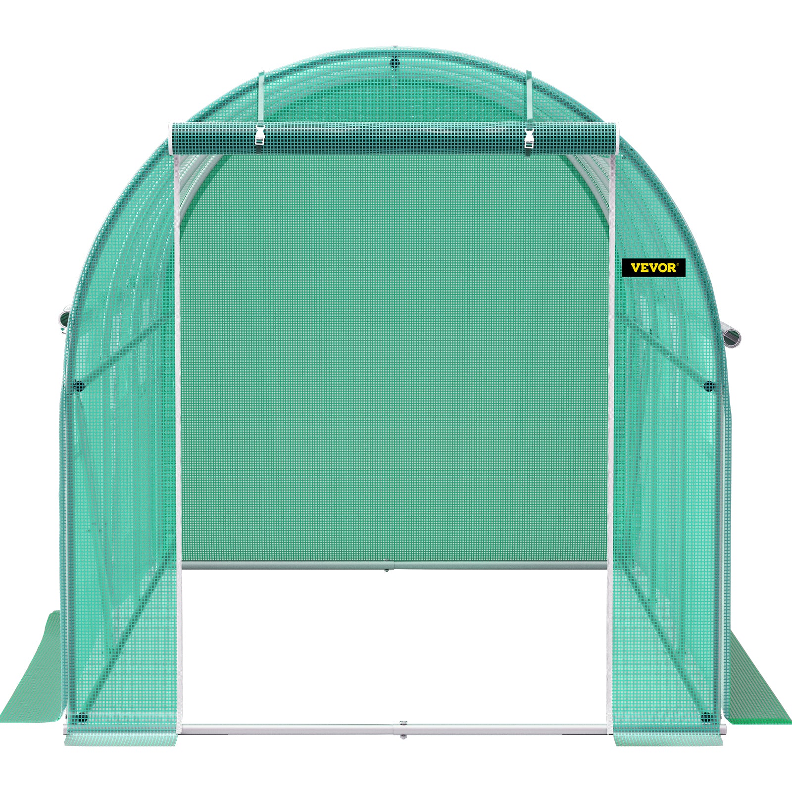 VEVOR Walk-in Greenhouse Galvanized Frame &amp; Waterproof Cover Green/White