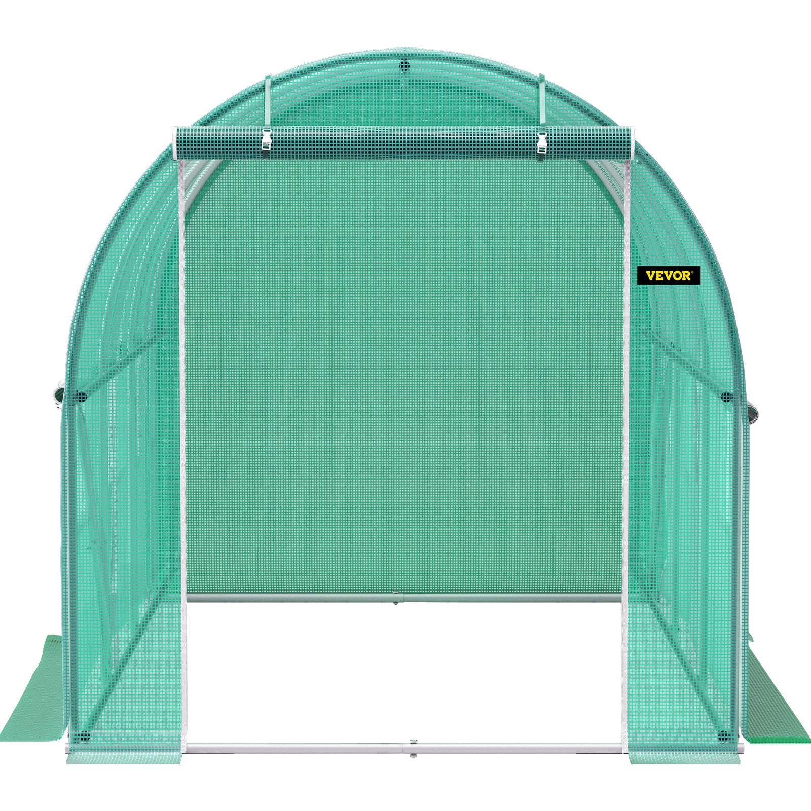 VEVOR Walk-in Greenhouse Galvanized Frame &amp; Waterproof Cover Green/White