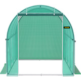 VEVOR Walk-in Greenhouse Galvanized Frame &amp; Waterproof Cover Green/White