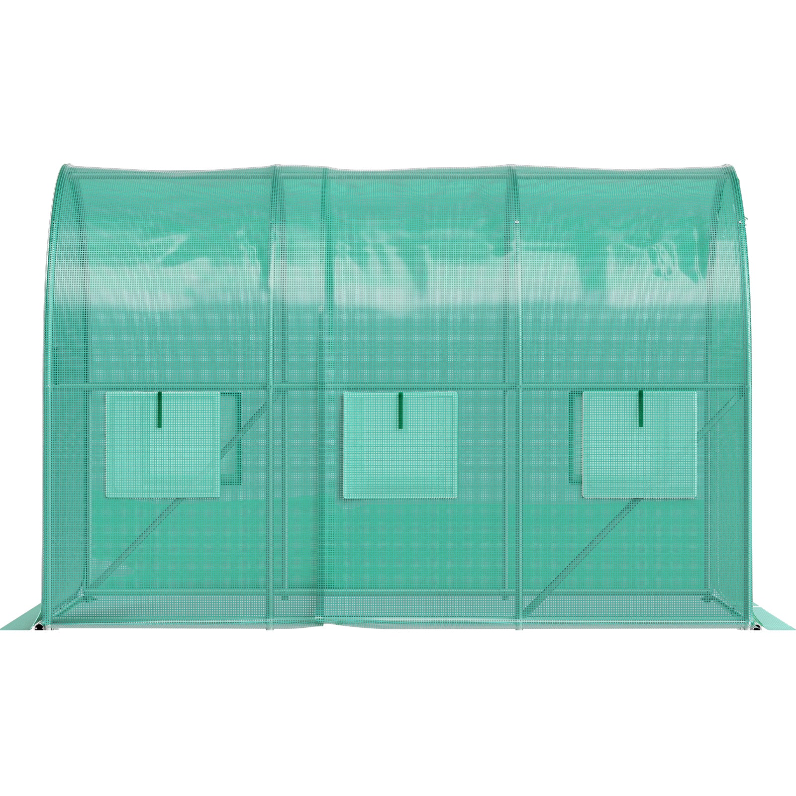 VEVOR Walk-in Greenhouse Galvanized Frame &amp; Waterproof Cover Green/White