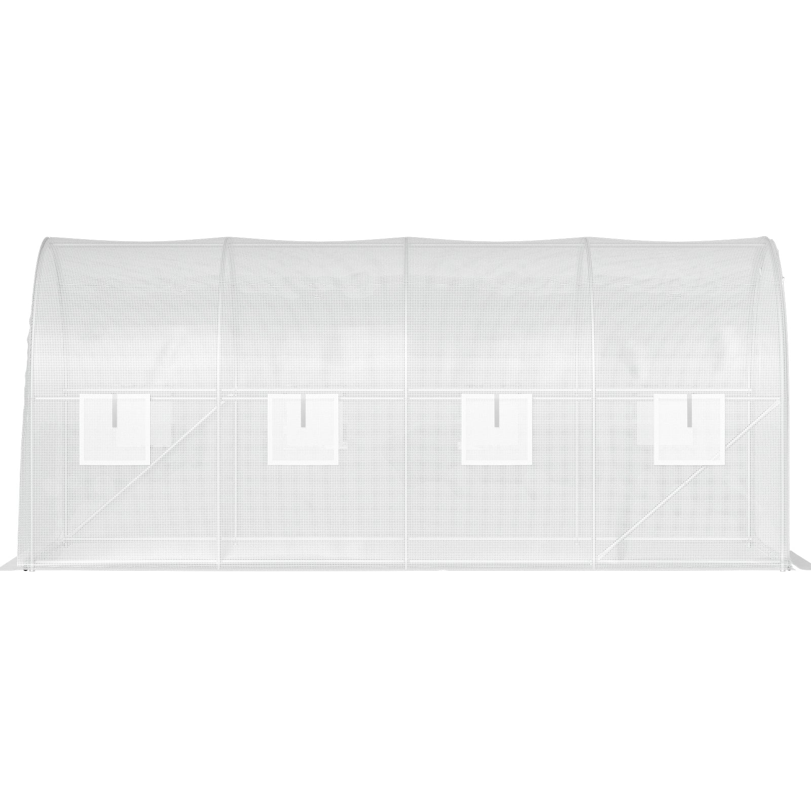 VEVOR Walk-in Greenhouse Galvanized Frame &amp; Waterproof Cover Green/White