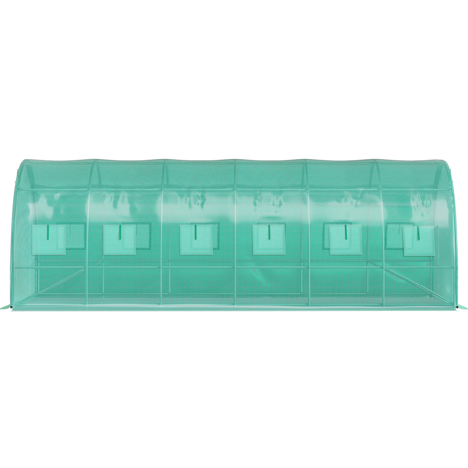 VEVOR Walk-in Greenhouse Galvanized Frame &amp; Waterproof Cover Green/White
