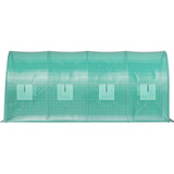 VEVOR Walk-in Greenhouse Galvanized Frame &amp; Waterproof Cover Green/White
