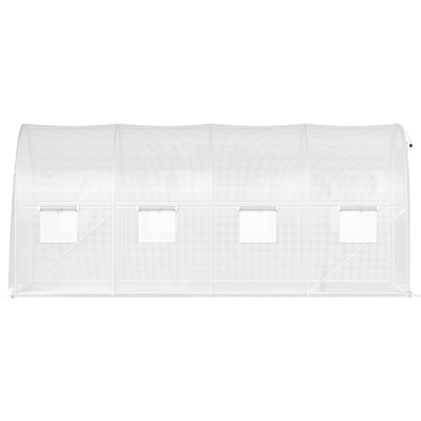 VEVOR Walk-in Greenhouse Galvanized Frame &amp; Waterproof Cover Green/White