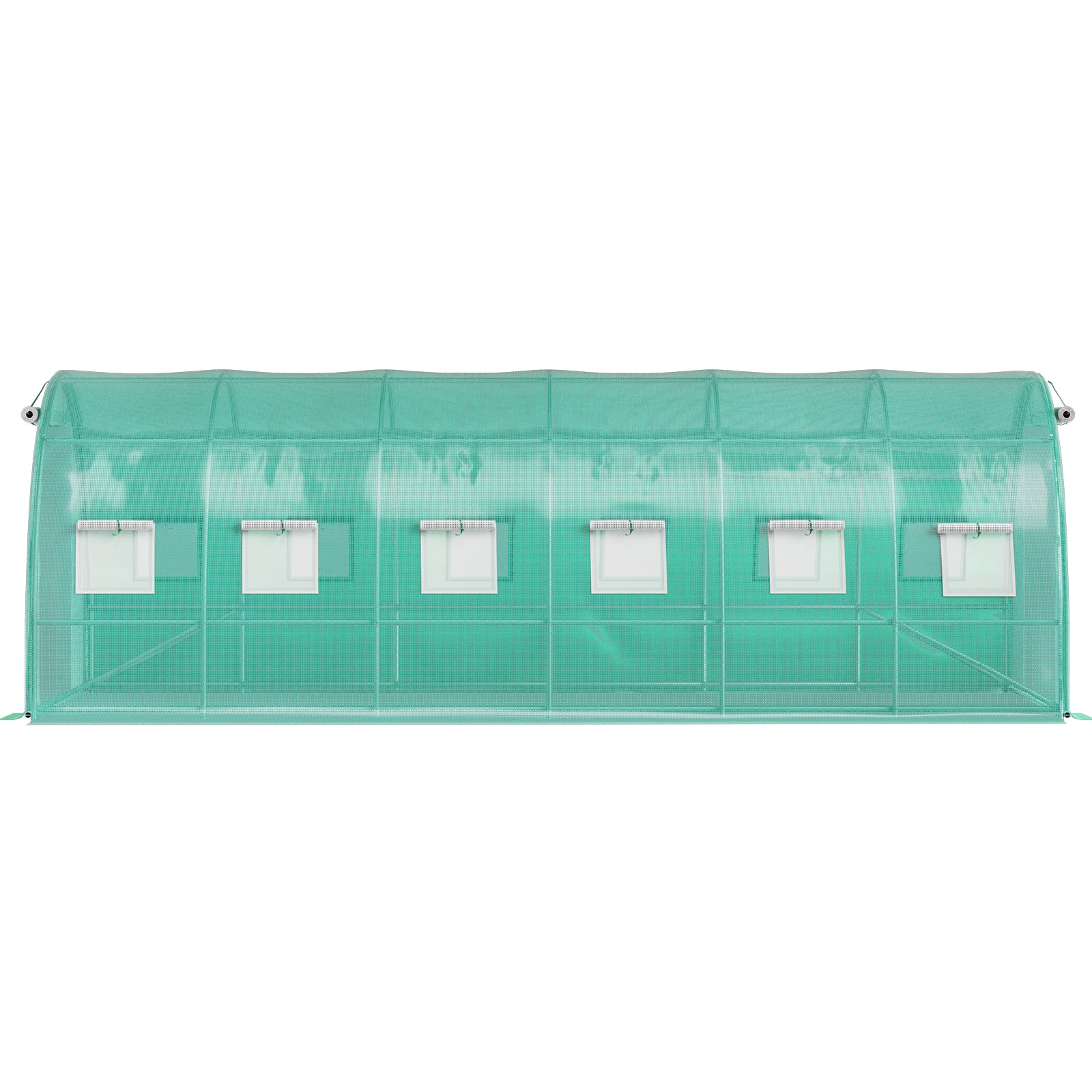 VEVOR Walk-in Greenhouse Galvanized Frame &amp; Waterproof Cover Green/White