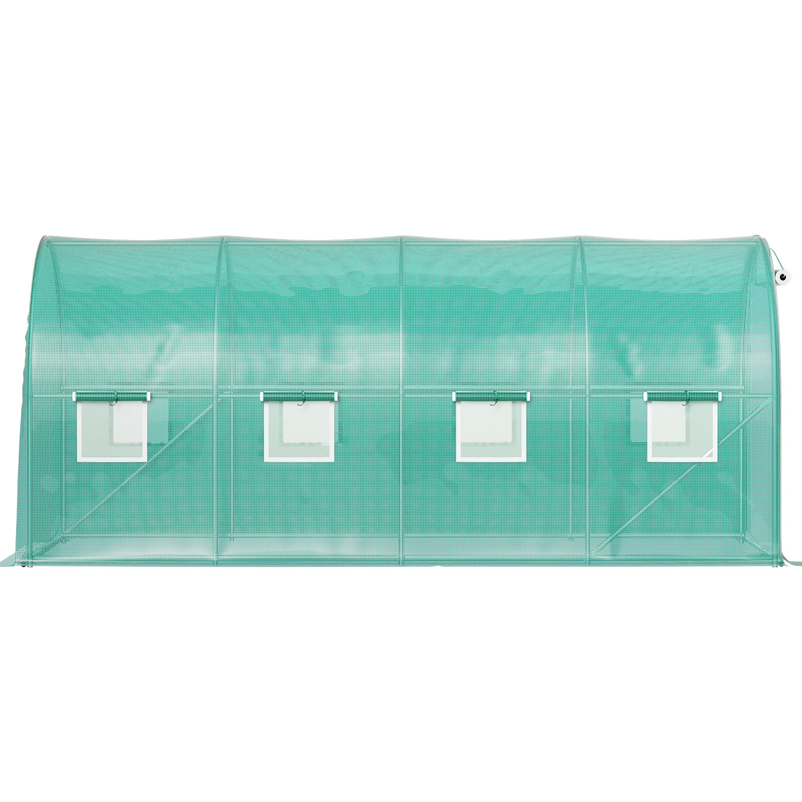 VEVOR Walk-in Greenhouse Galvanized Frame &amp; Waterproof Cover Green/White