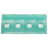 VEVOR Walk-in Greenhouse Galvanized Frame &amp; Waterproof Cover Green/White