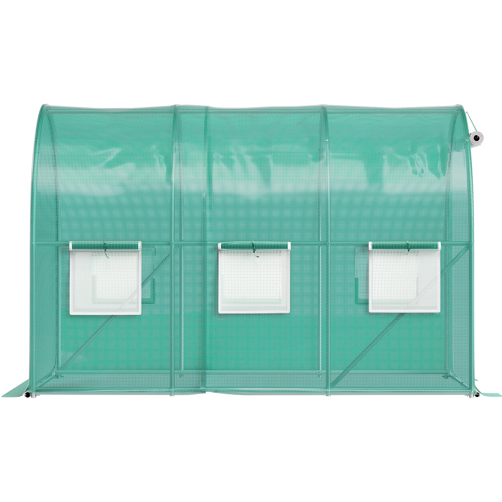 VEVOR Walk-in Greenhouse Galvanized Frame &amp; Waterproof Cover Green/White