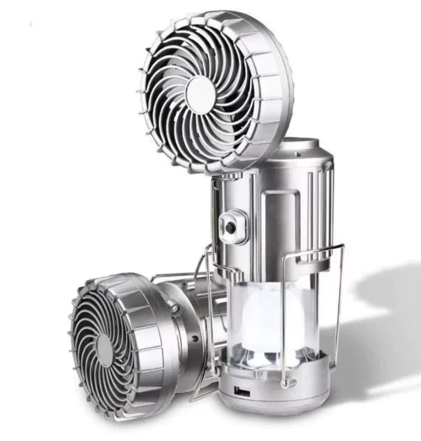 Solar Hybrid Rechargeable Camping Lantern Fan