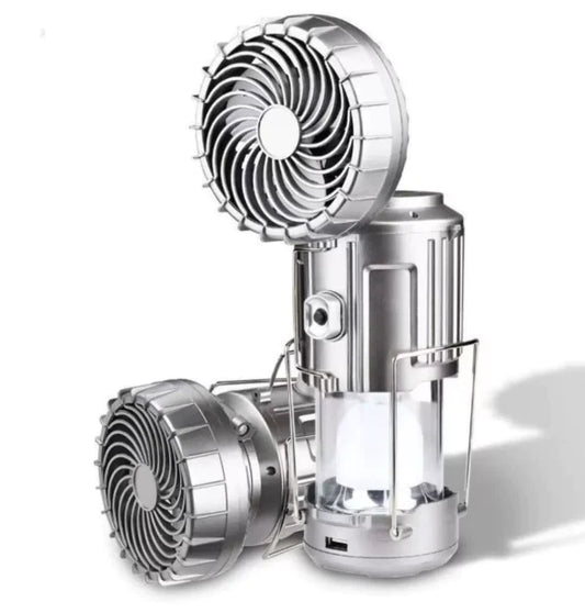 Solar Hybrid Rechargeable Camping Lantern Fan