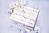 Creative Adhesive Scrapbooking Colors Decorative Washi Tape Bundle (8 Rolls)