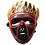 Durable Glow Mask for Halloween Dance & Stage EL Costume