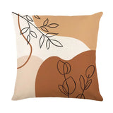 Nordic Morandi Abstract Lines Throw Soft Pillowcase 17.71in