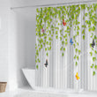 Butterfly Leaf Pattern Light-Filtering Drapes MultiSize Light Filtering