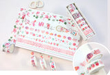 Creative Adhesive Scrapbooking Colors Decorative Washi Tape Bundle (8 Rolls)