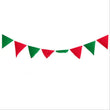 Christmas Triangle Banner Decoration with Letters | Holiday Decor