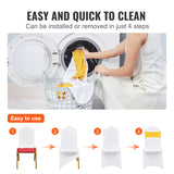 30/50/200PCS Stretch Spandex Folding Chair Covers for Wedding Party Dining