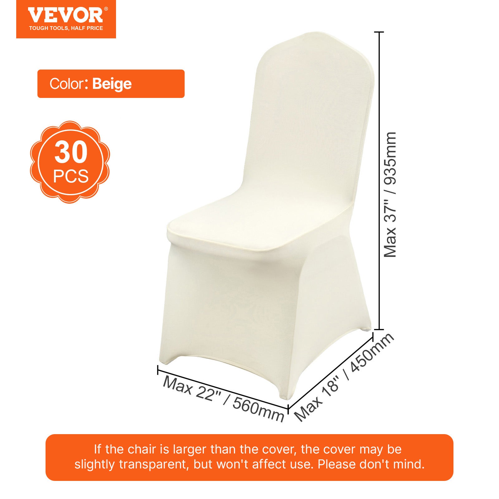 30/50/200PCS Stretch Spandex Folding Chair Covers for Wedding Party Dining