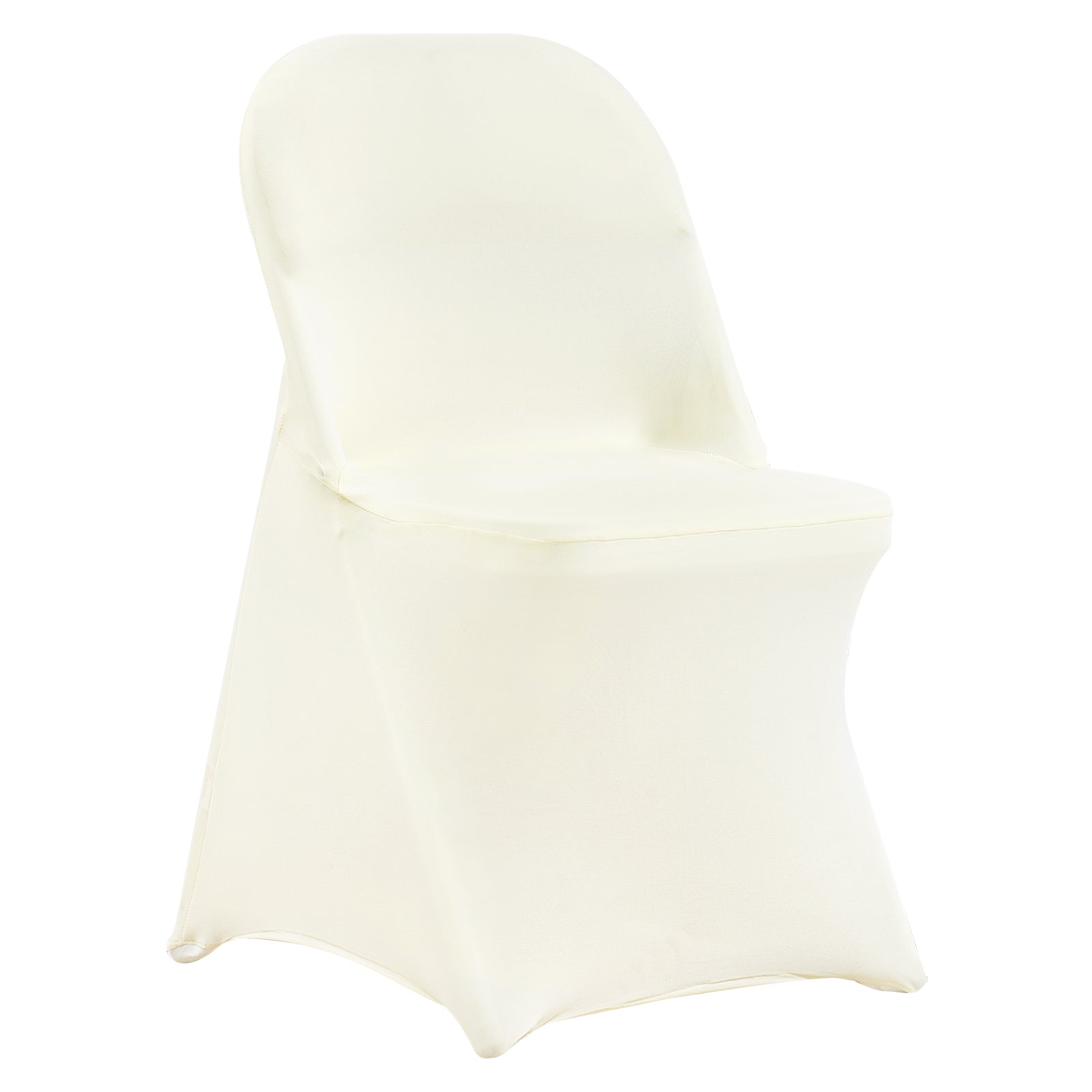 30/50/100PCS White Stretch Folding Chair Covers for Wedding Party Dining
