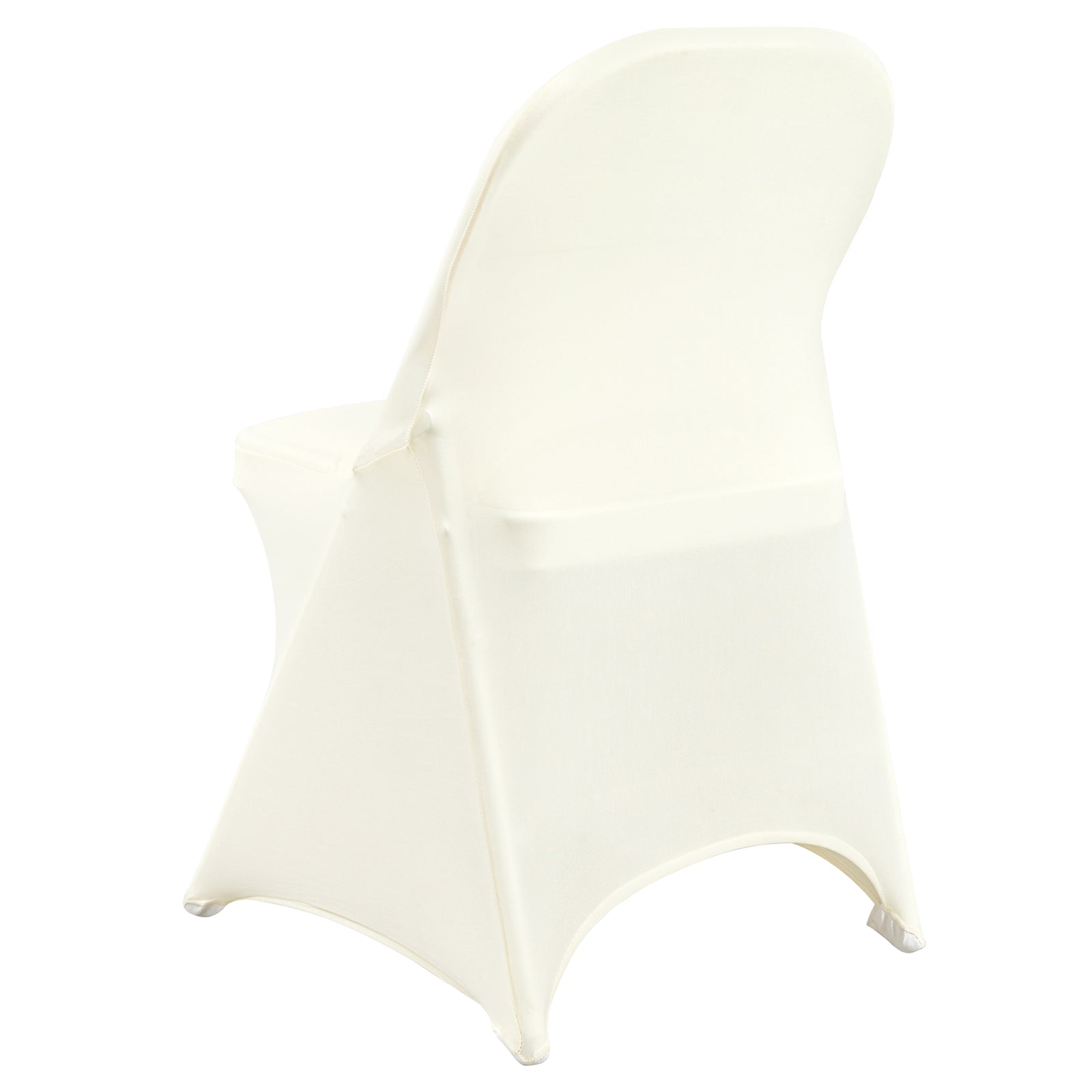 30/50/100PCS White Stretch Folding Chair Covers for Wedding Party Dining
