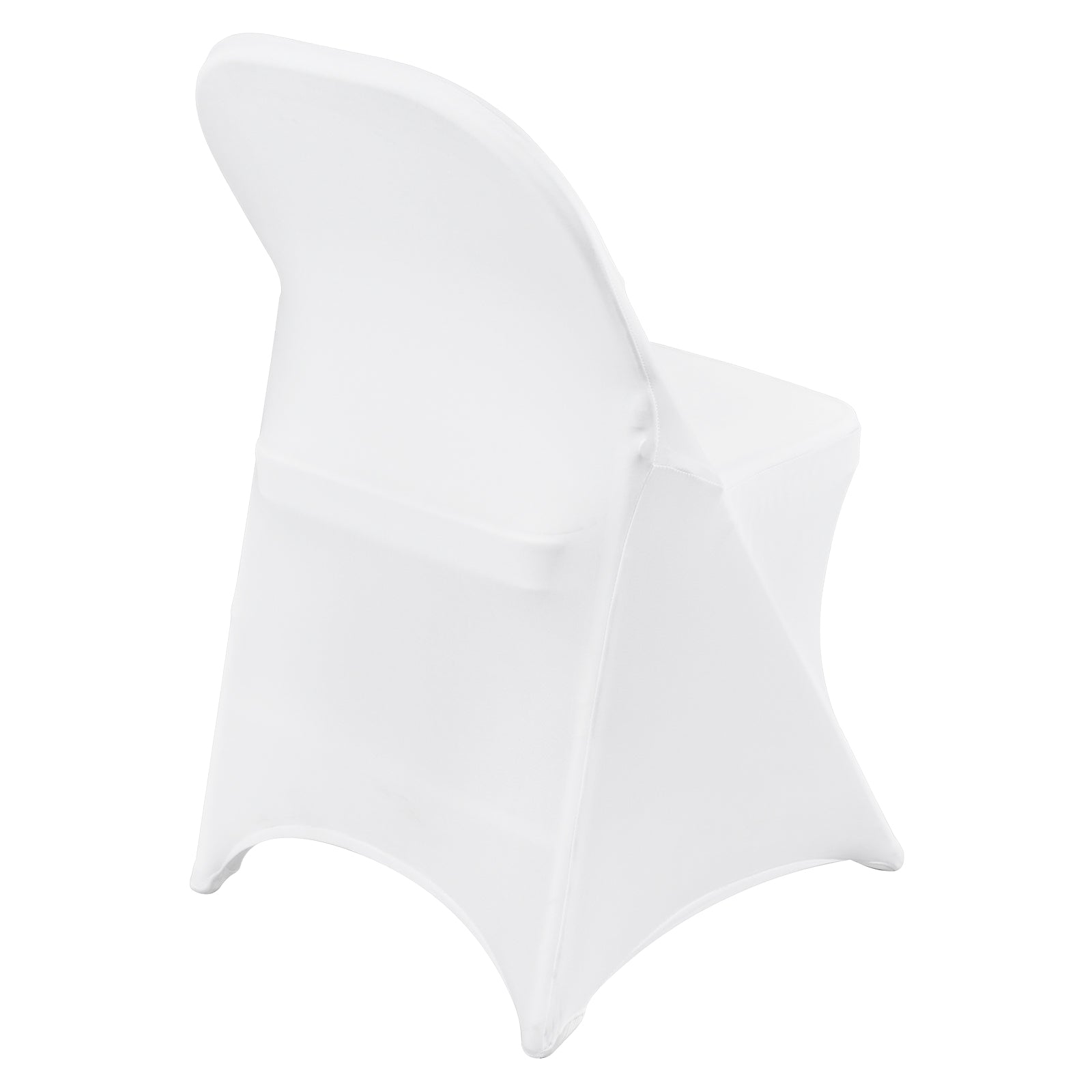 30/50/100PCS White Stretch Folding Chair Covers for Wedding Party Dining
