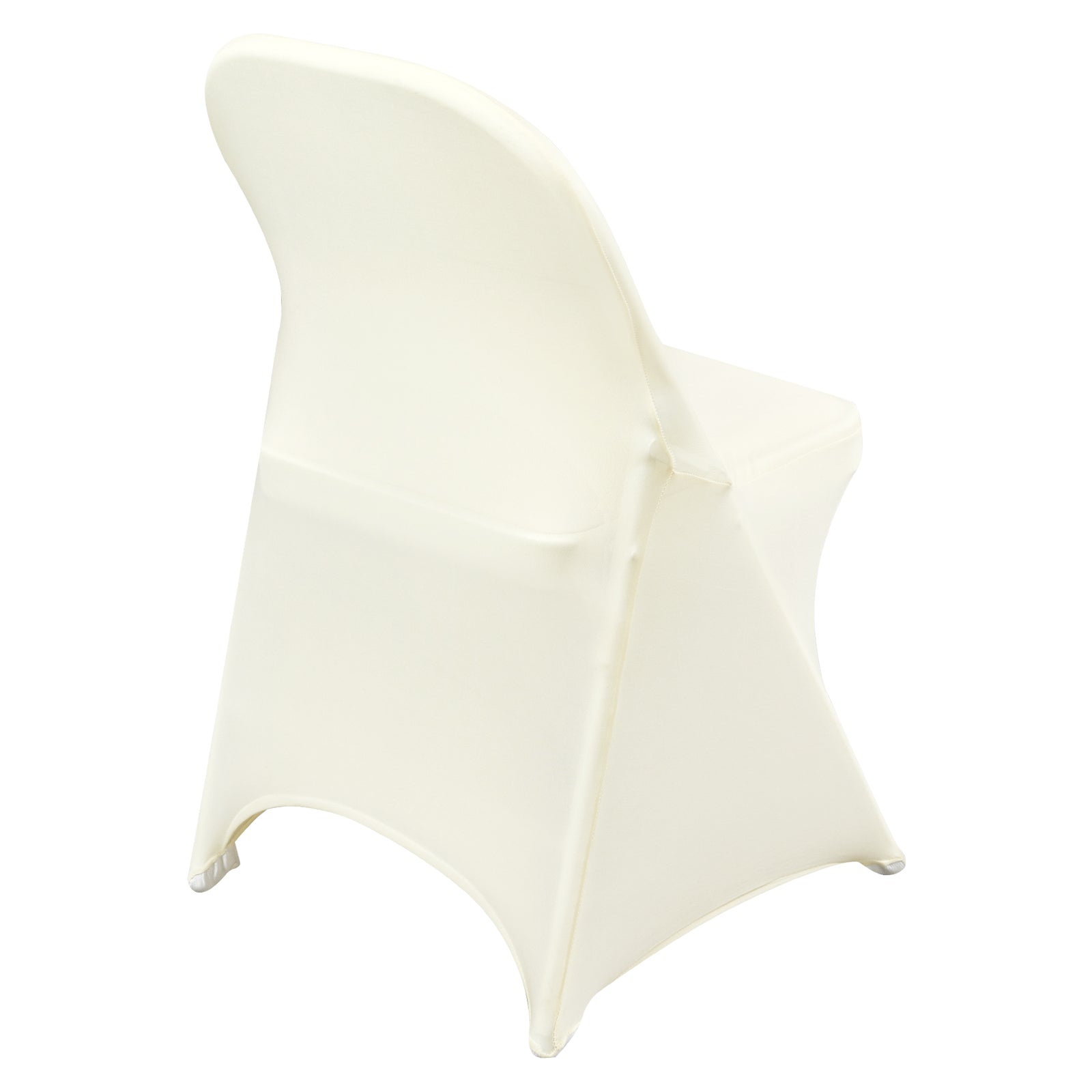 30/50/100PCS White Stretch Folding Chair Covers for Wedding Party Dining