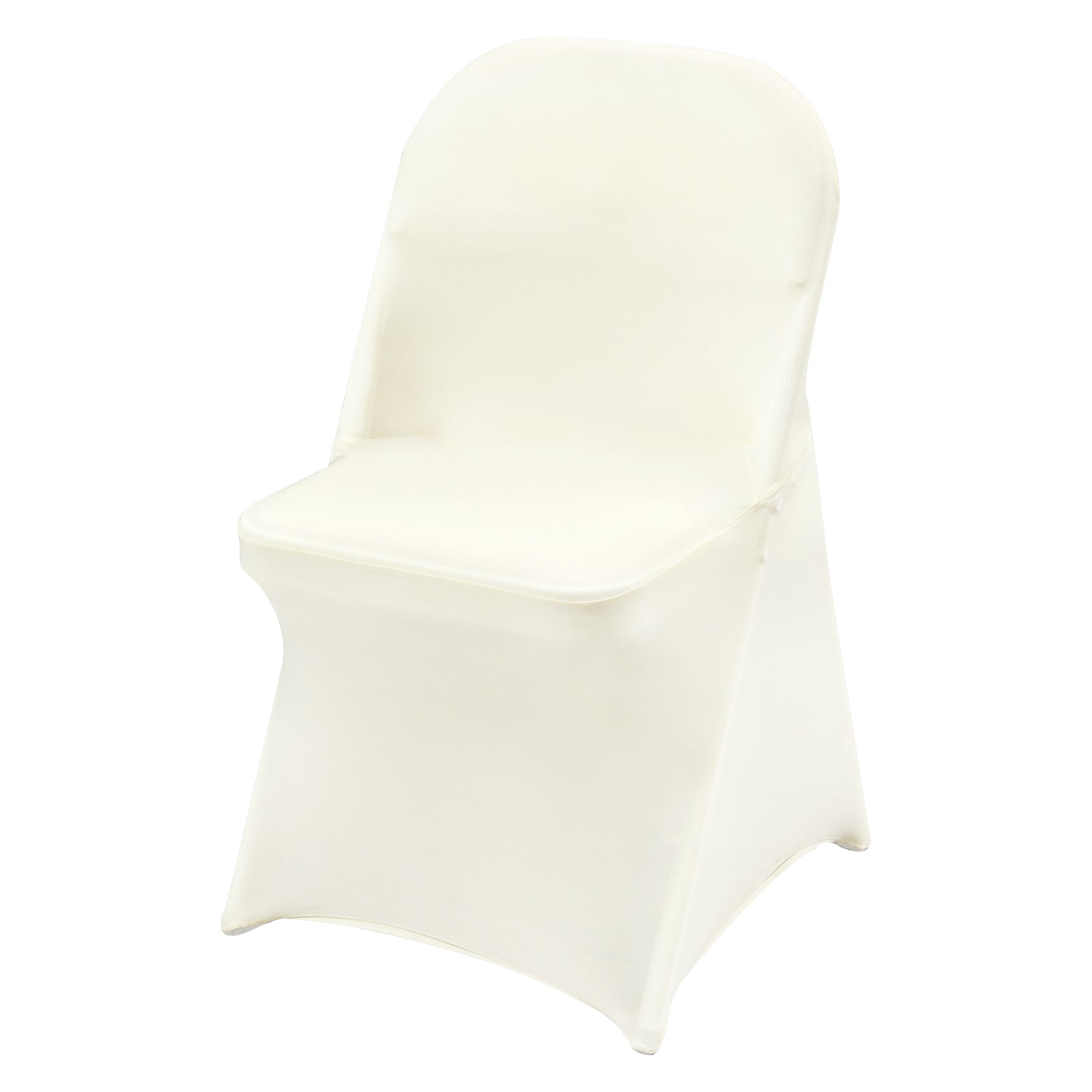 30/50/100PCS White Stretch Folding Chair Covers for Wedding Party Dining