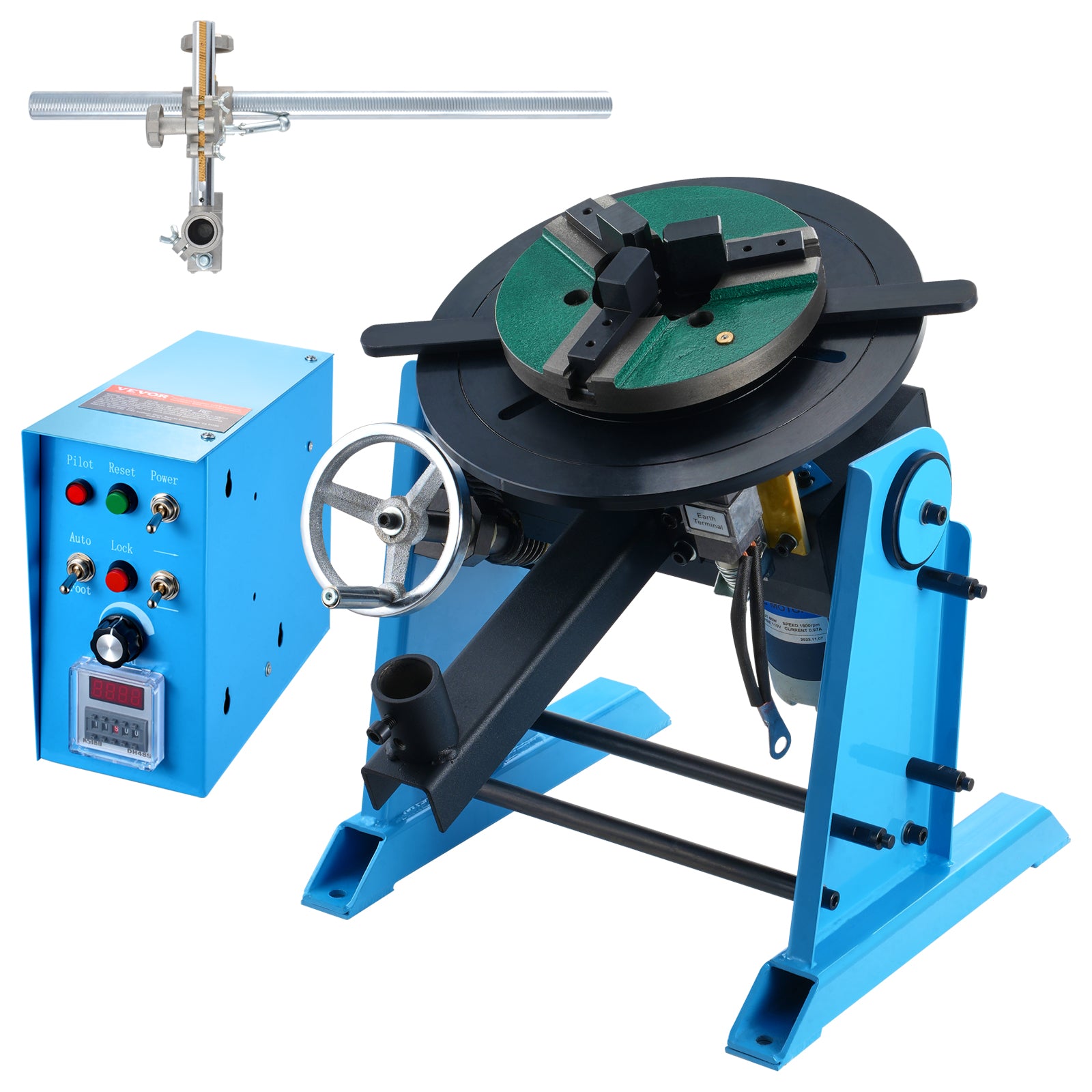 VEVOR 50/1000/30/10KG Rotary Welding Positioner Positioning Turntable Table