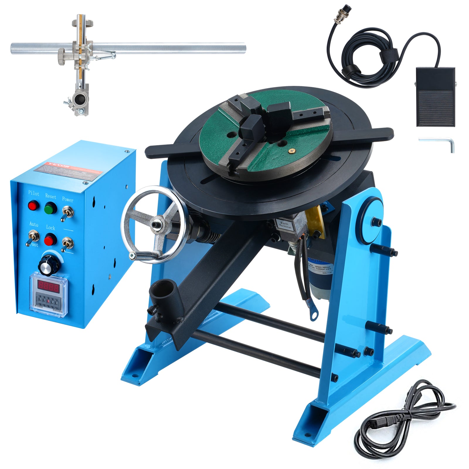 VEVOR 50/1000/30/10KG Rotary Welding Positioner Positioning Turntable Table
