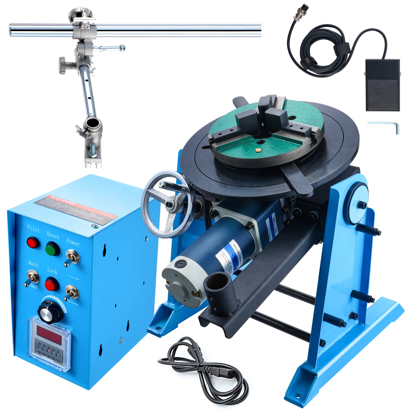 VEVOR 50/1000/30/10KG Rotary Welding Positioner Positioning Turntable Table