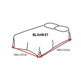 Reversible Winter Fleece Stylish Blanket for All Seasons