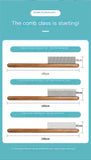 Durability Luxury Pet Styling Comb Wooden Handle Lightweight