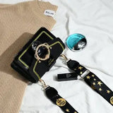 Sleek Vintage Vintage PU-leather Fashionable Mini Crossbody Bag for Women