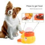 Durable SmartPlay Pet Feeder Interactive & Lightweight, Yellow