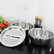 Stainless Steel Kitchen Grater Trio multifunctional grater lightweight