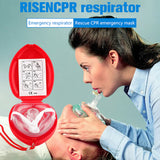 CPR Safety Compact Emergency Respiration Rescue Breathing Valve Mask