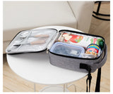 Green Insulated Aluminum Lunch Bag Lightweight Eco Friendly