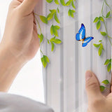 Butterfly Leaf Pattern Light-Filtering Drapes MultiSize Light Filtering