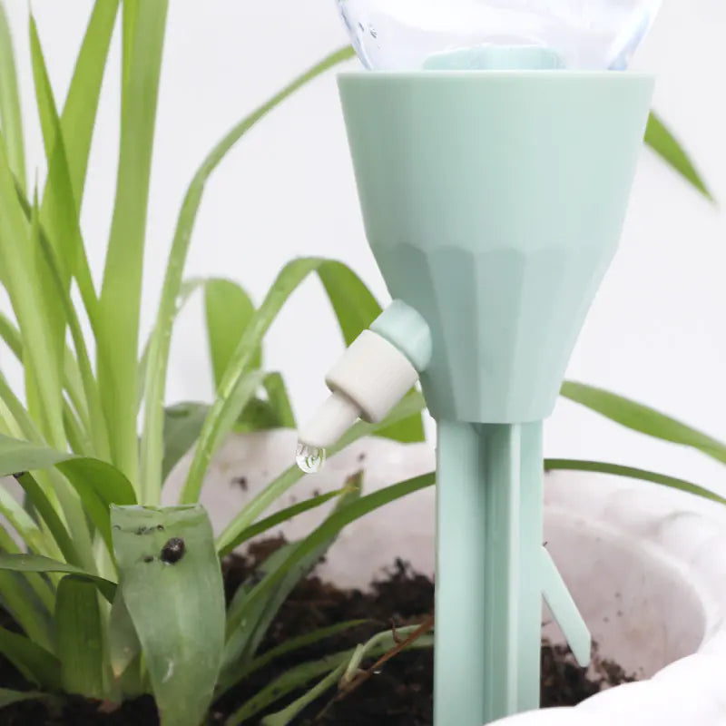 TriColor Automatic Gardening Lightweight Plastic Self-Watering Hydration Plant Stakes
