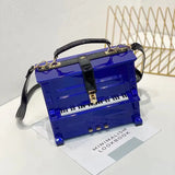 Chic Piano Acrylic Lightweight Versatile Medium Size Crossbody Fashionable Squa